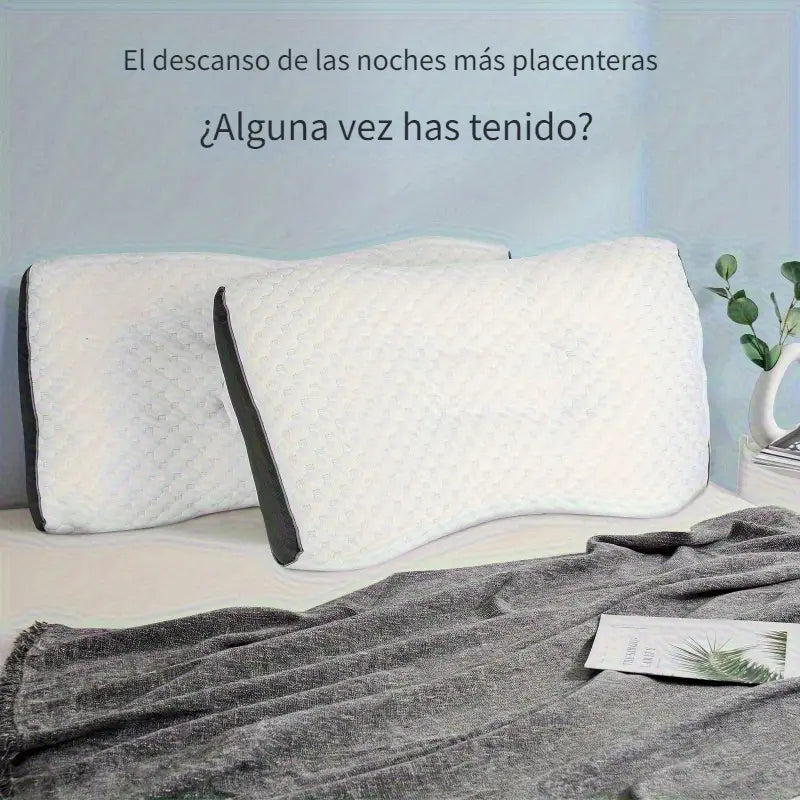 Almohada Ergonómica Ortopédica con Soporte Cervical y Diseño Reversible