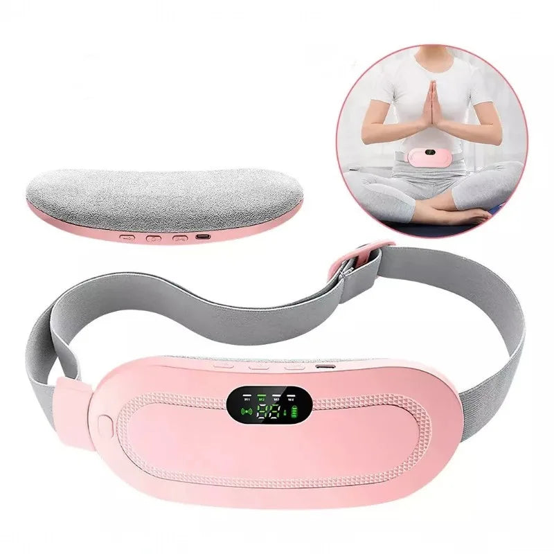 Masajeador térmico para cólicos menstruales con calor y vibración inteligente