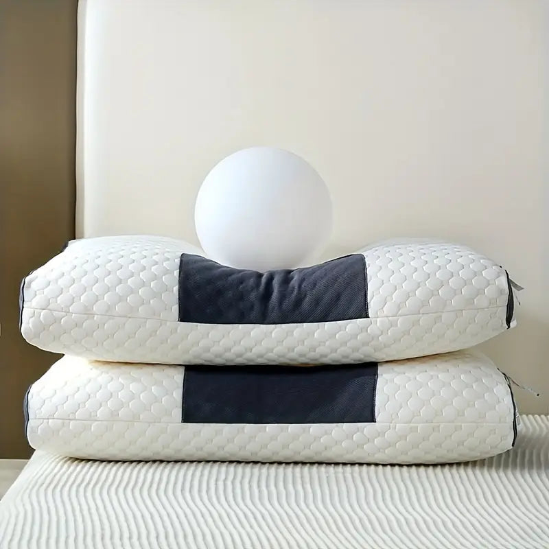 Almohada Ergonómica Ortopédica con Soporte Cervical y Diseño Reversible